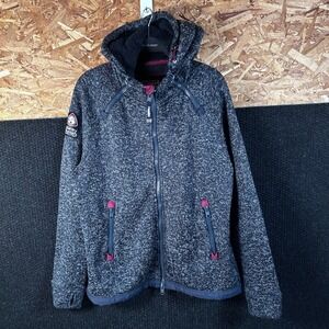 Superdry Mountain Storm Double Zip Hooded Jacket Mens 2XL Gray M20000PNF2